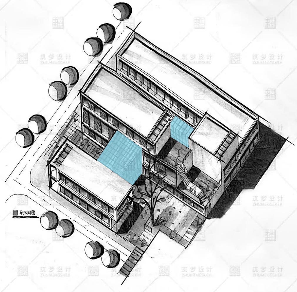 【快题复原】中国矿业大学2022年建筑学高分快题高清详解！-51