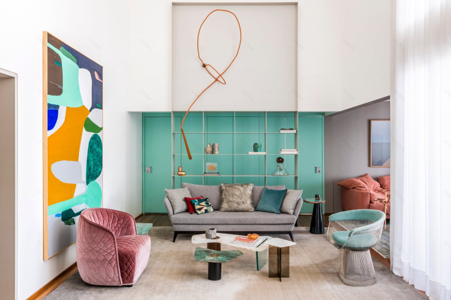 色彩斑斓的巴西公寓丨巴西圣保罗丨Diego Revollo Arquitetura-22
