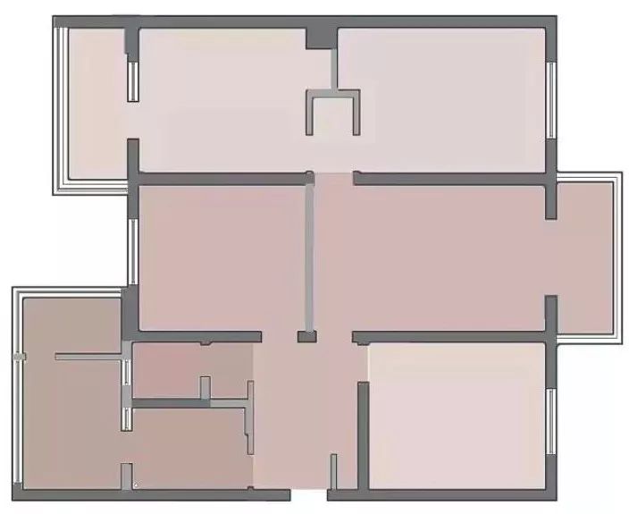 80 年代旧房变形记 | 134㎡老屋翻新,打造温馨养老空间-2