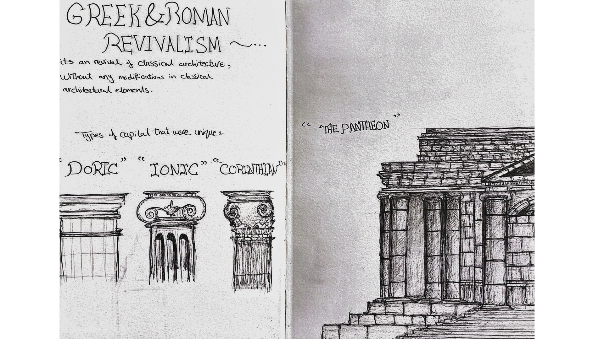 Theory Of Architecture - Scrapbook Sketches-0