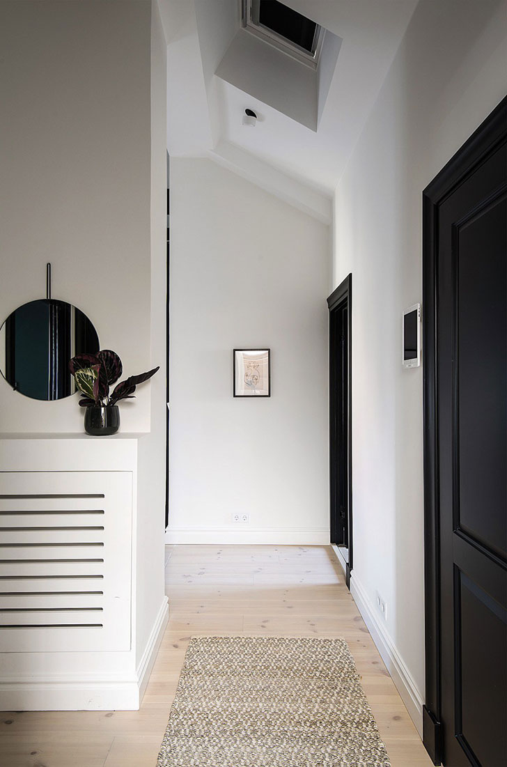 斯德哥尔摩顶层坡顶公寓，独特温馨的空间设计-24