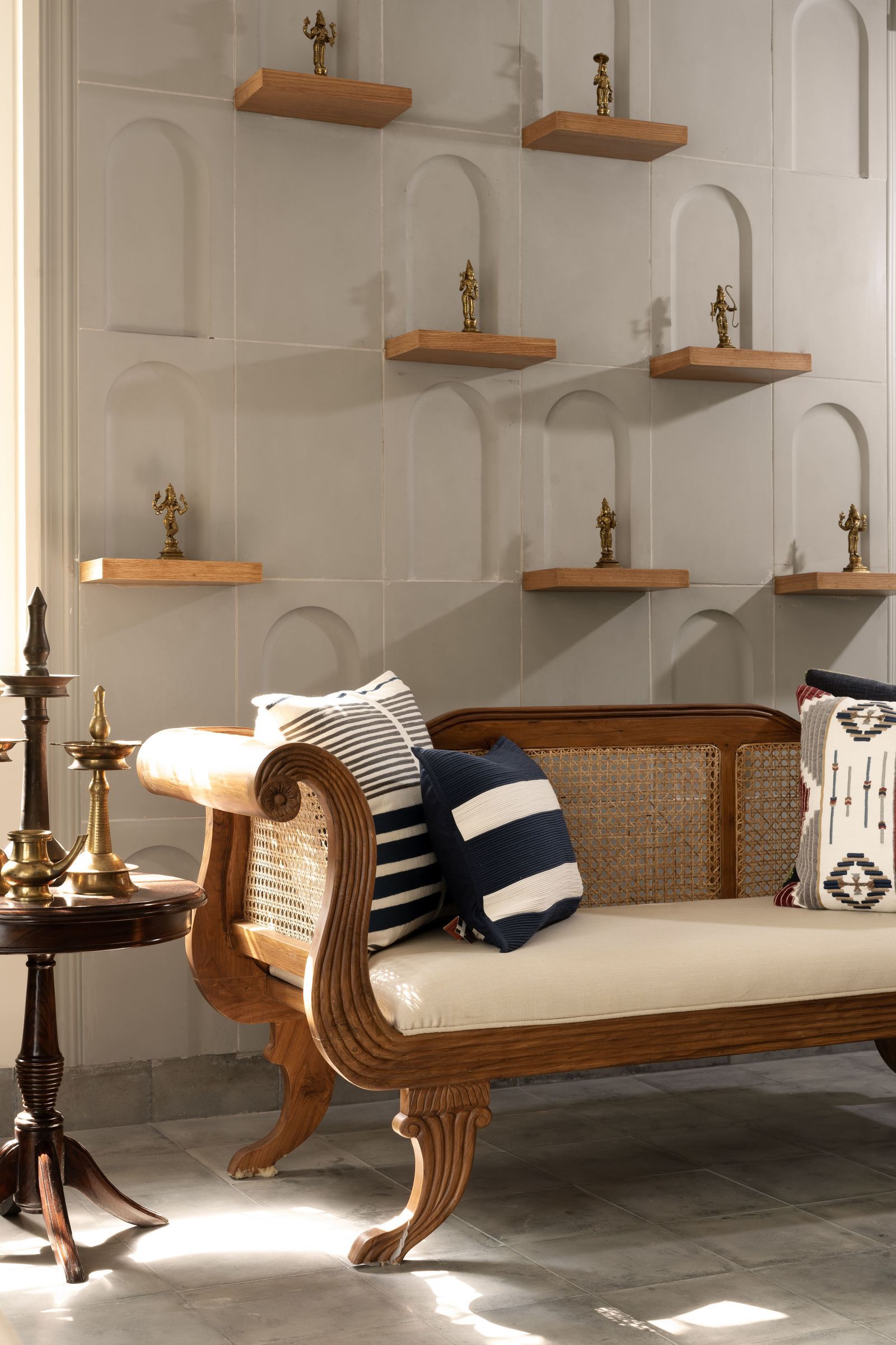 德里传统金奈风格住宅（一层改办公室）丨印度丨Envisage Projects-6