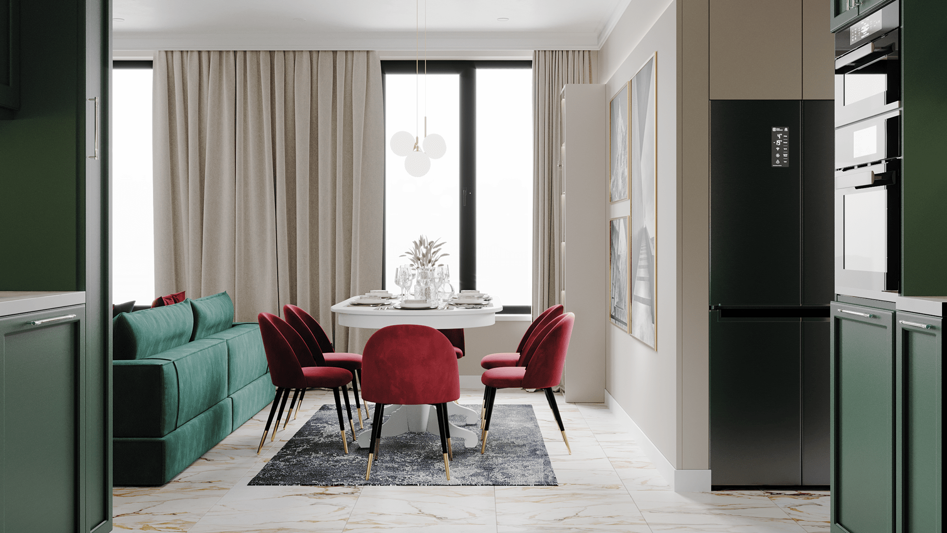 ЖК Time 两居室公寓设计-11