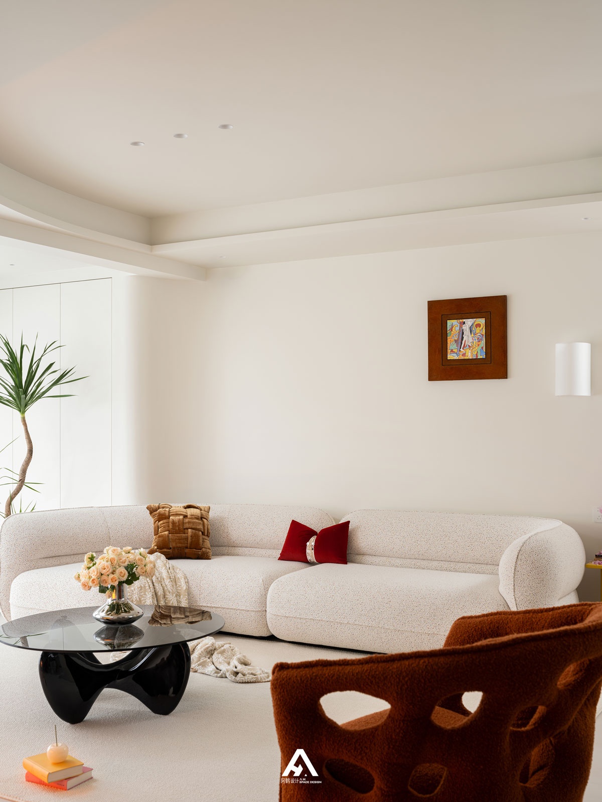 自带清凉感的家,淡彩绿意丨南昌阿鹤设计-11