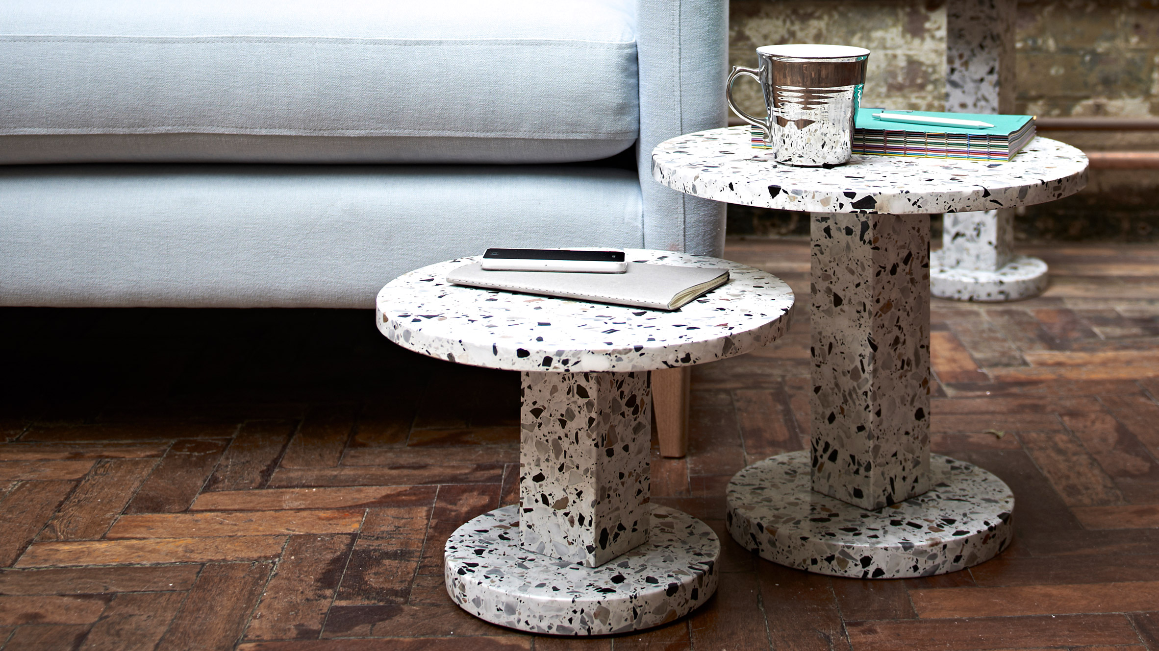 Another Brand borrows "endless potential" of terrazzo for table collection-0