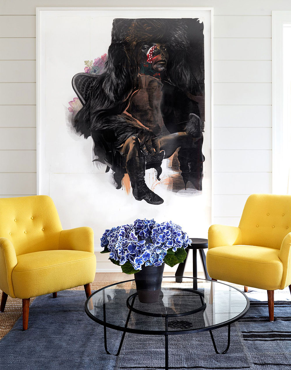 艺术画作装点的汉普顿之家-8