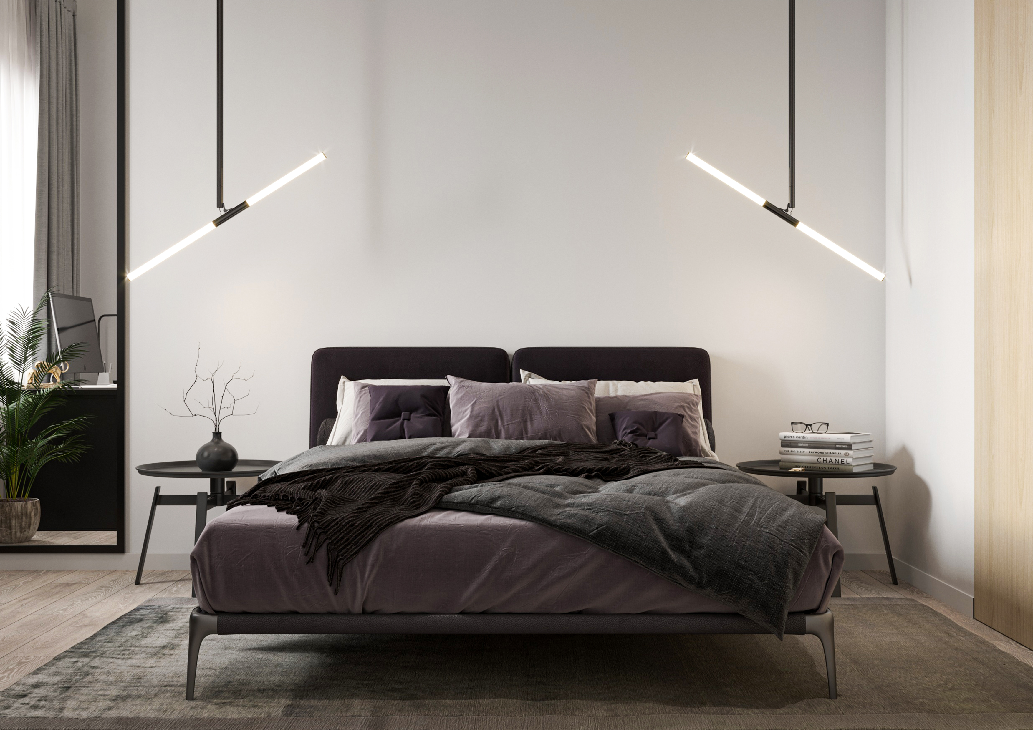 成人儿子卧室设计丨俄罗斯克拉斯诺达尔丨By Danilenko 工作室-2