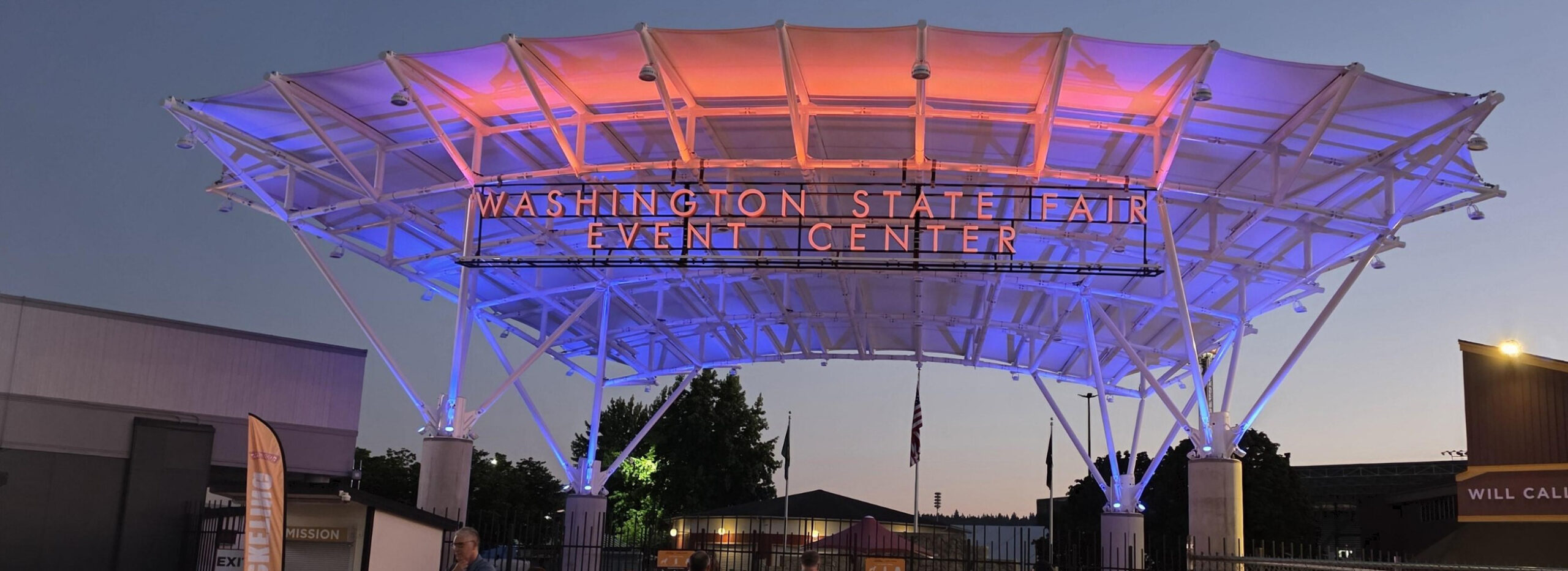 华盛顿州博览场馆入口雨棚项目丨美国华盛顿-0