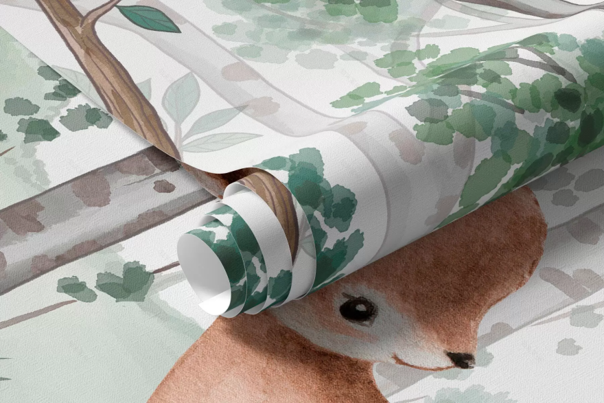 “Fairy forest”壁纸壁画-8