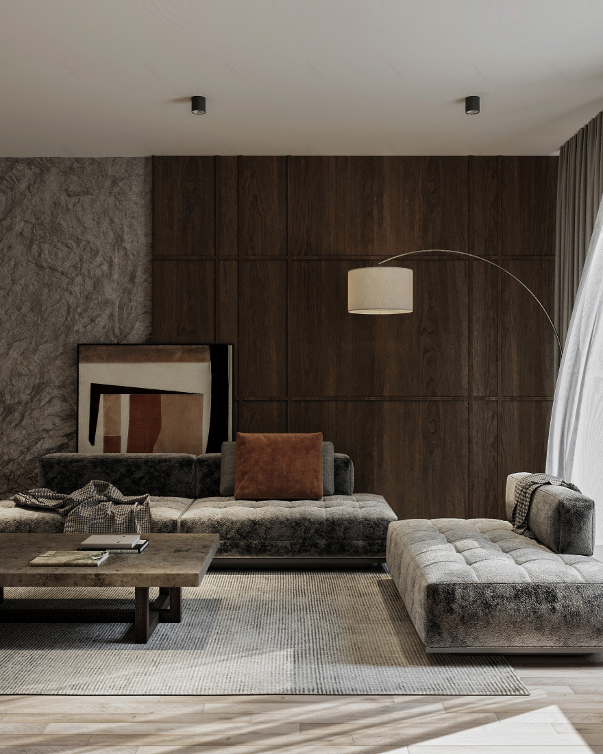 Modern Elegance in a Small Living Room-4