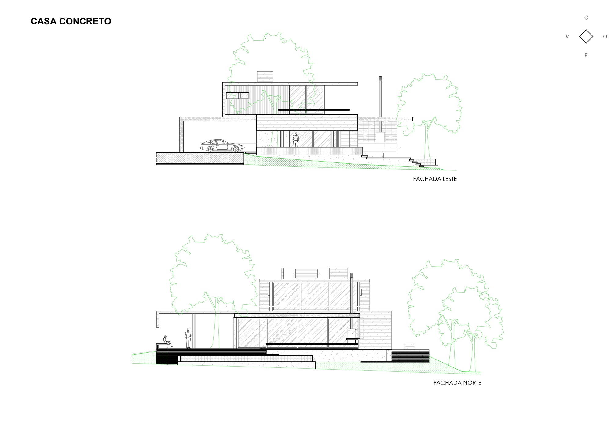 Concrete House / Costaveras Arquitetos-42