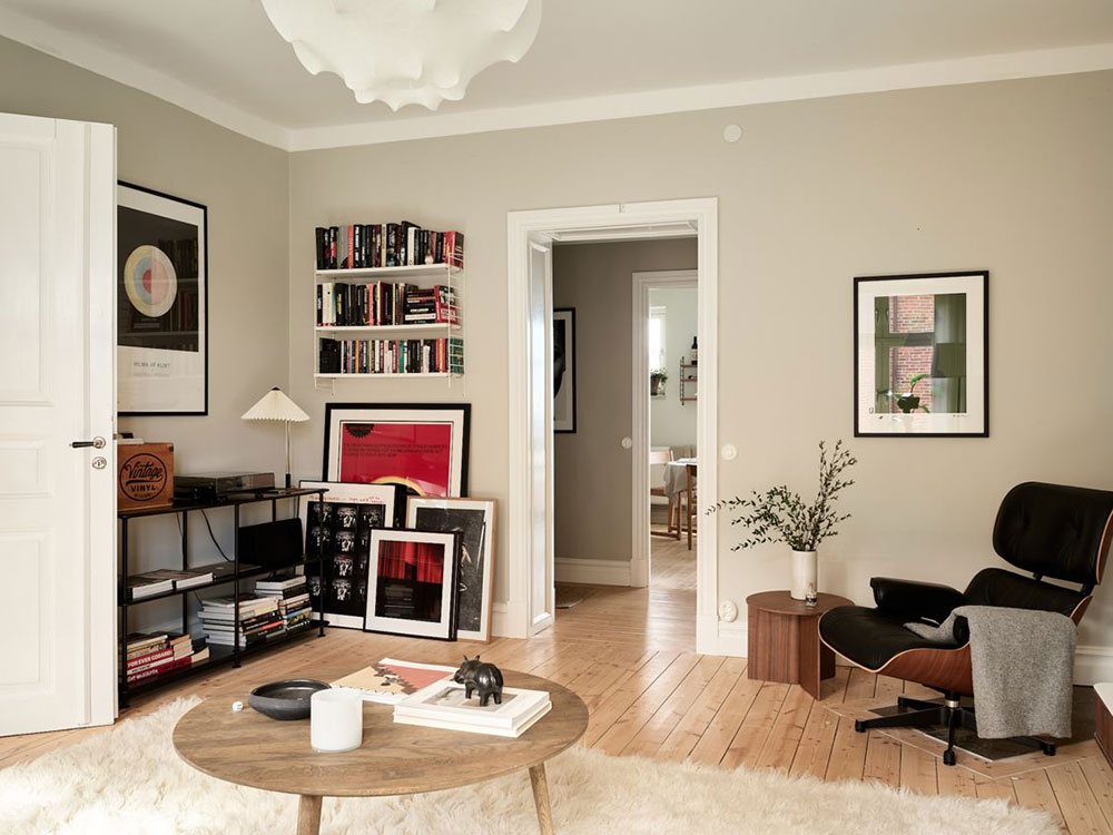 温馨舒适的斯堪的纳维亚风格公寓-5