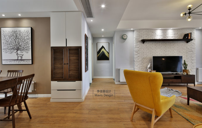 李佳眉设计 | 南昌 140㎡北欧风格住宅，温馨有爱生活空间-16
