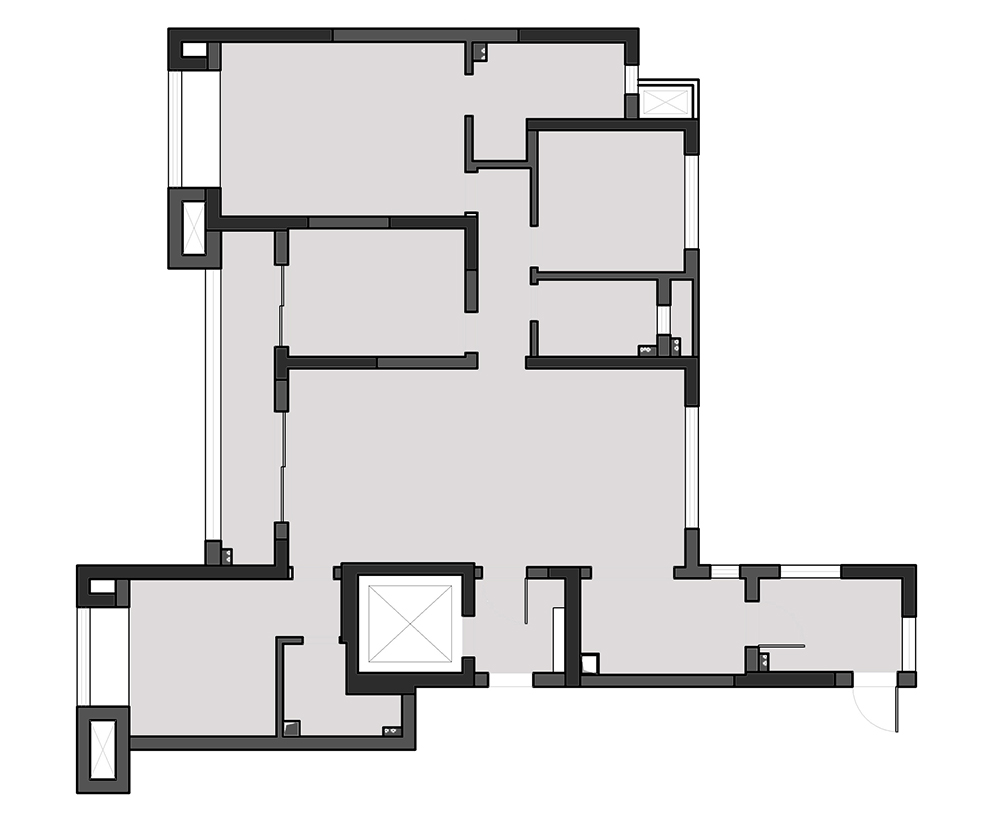 支点设计 | 现代随性,通透不瞎嗨的家庭空间-22