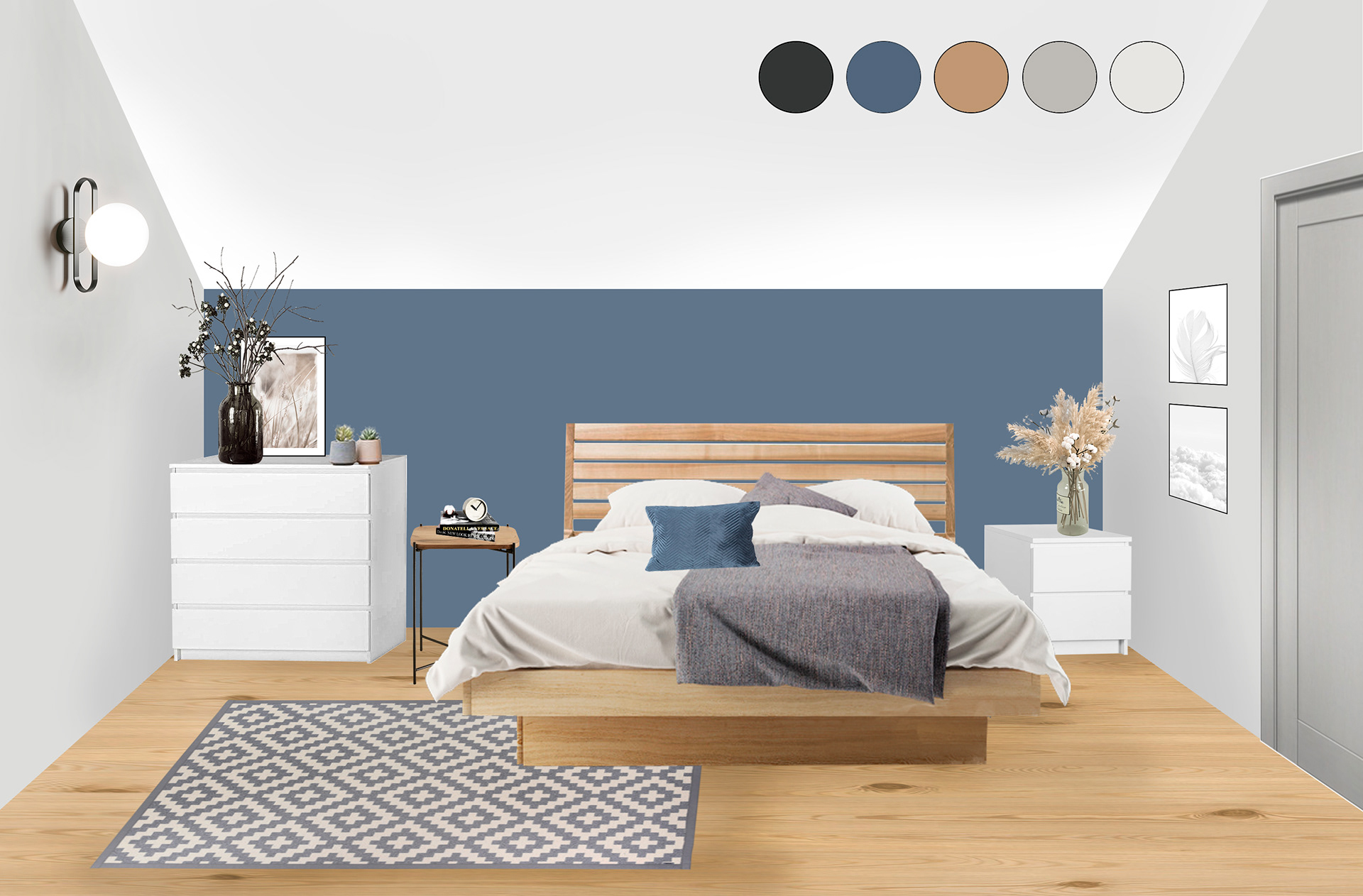 Эскизный проект загородного дома 100 м.кв.-12