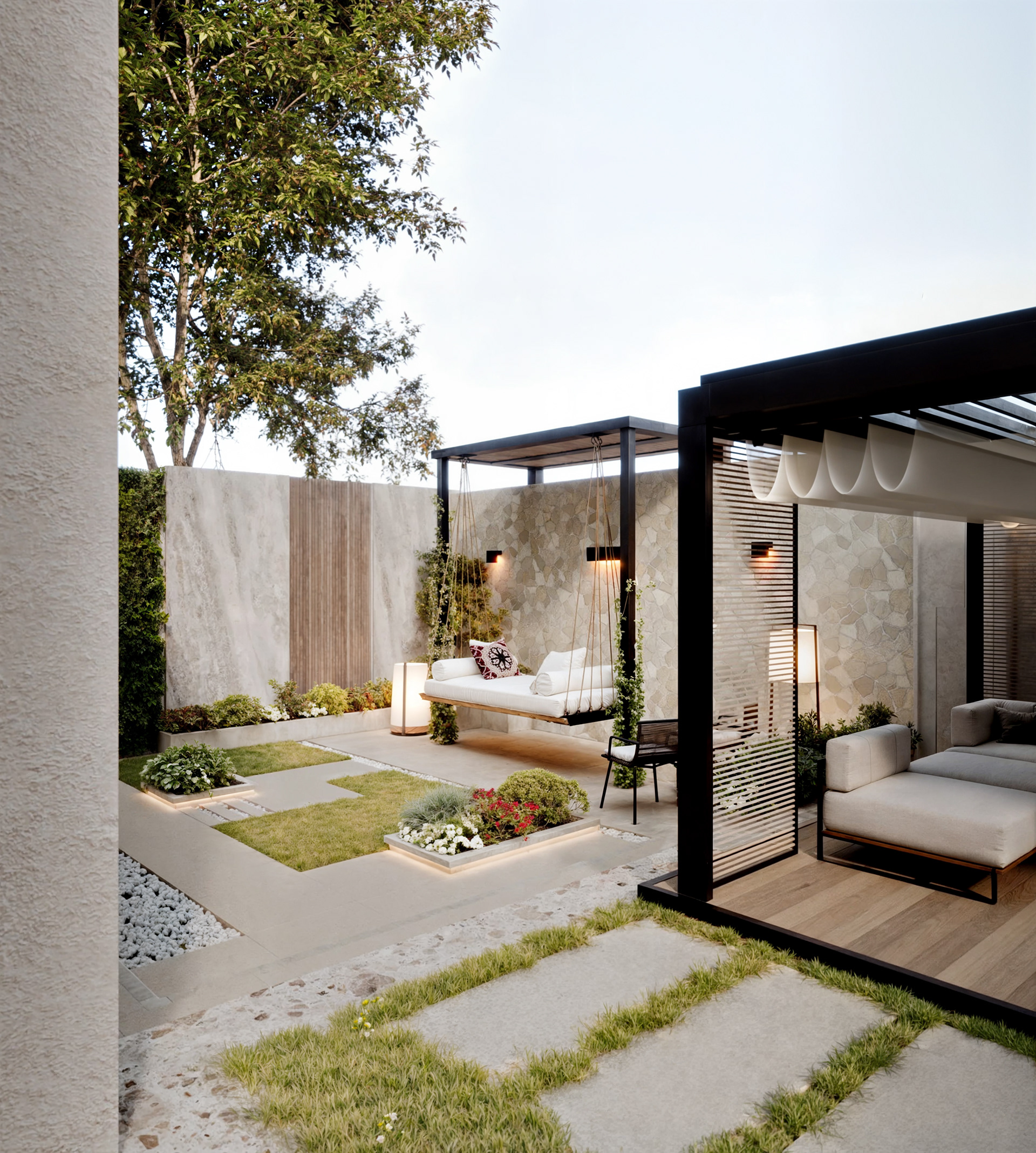 Contemporary Outdoor Living for a Private Villa-14