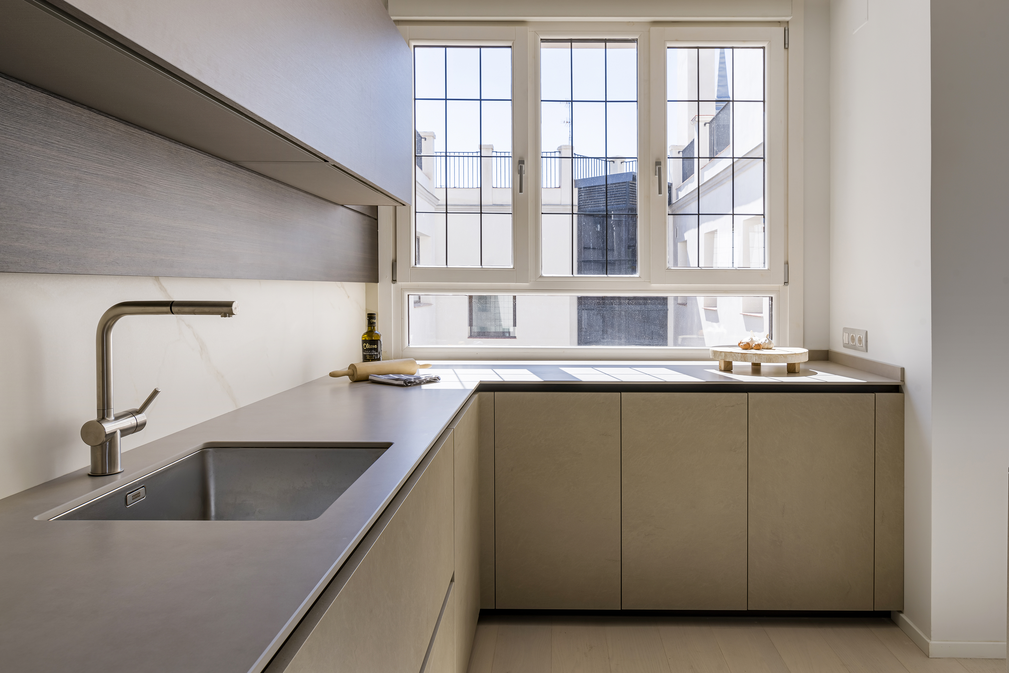 Cocina en residencial en Madrid By Materia-11