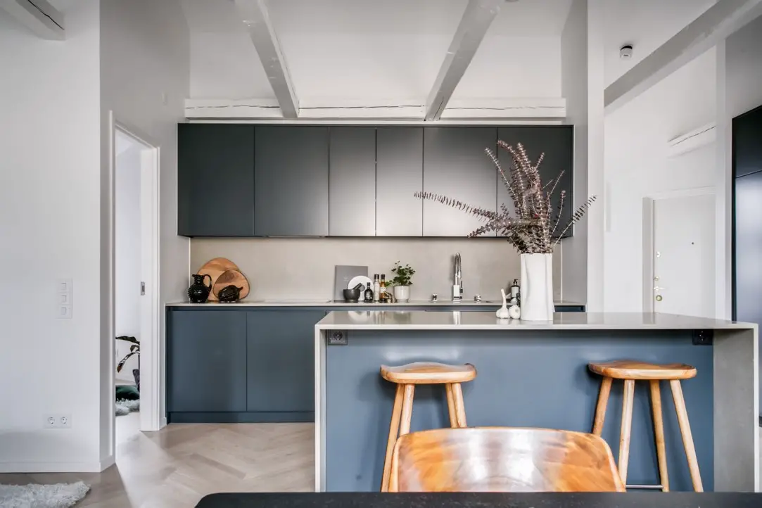 斯德哥尔摩独特 75m2 公寓，古老建筑中的现代温馨家园-2