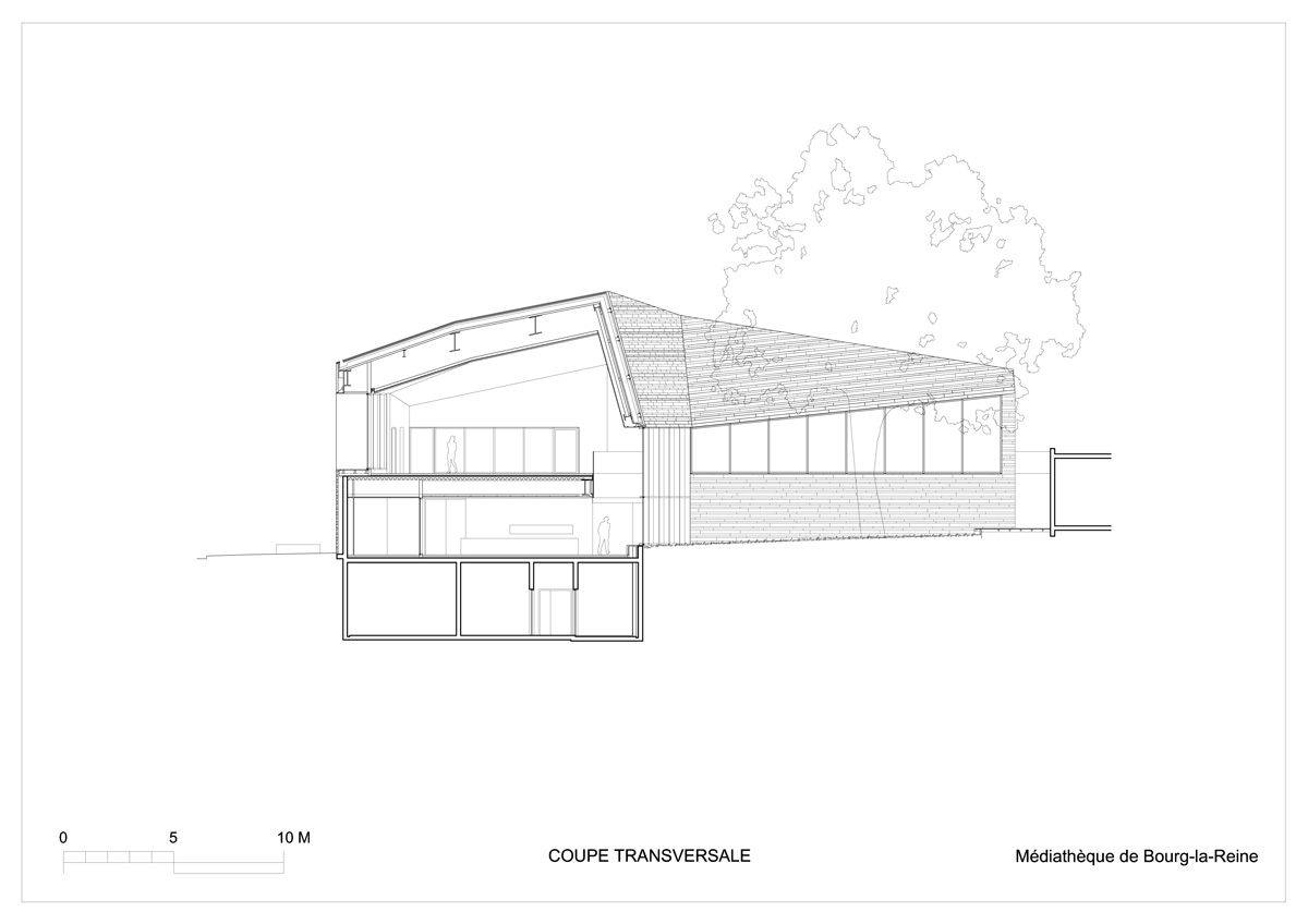 巴黎百年核桃树传媒图书馆丨法国巴黎丨pascale guédot 建筑事务所-43