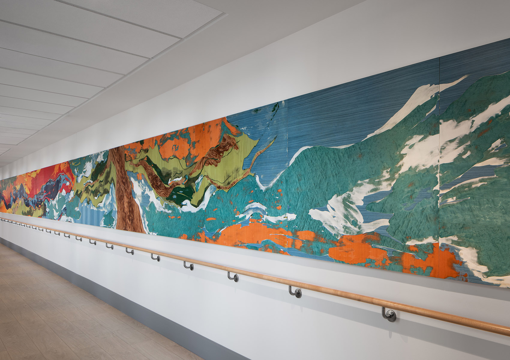 Le cycle du présent装饰壁画，加拿大 / Yechel Gagnon-14