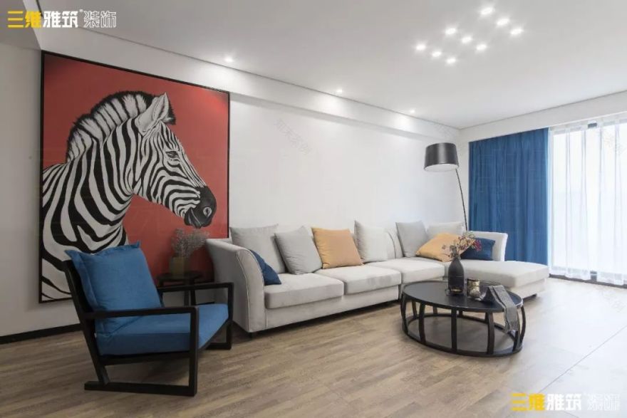 现代黑白灰,营造温馨艺术空间-16