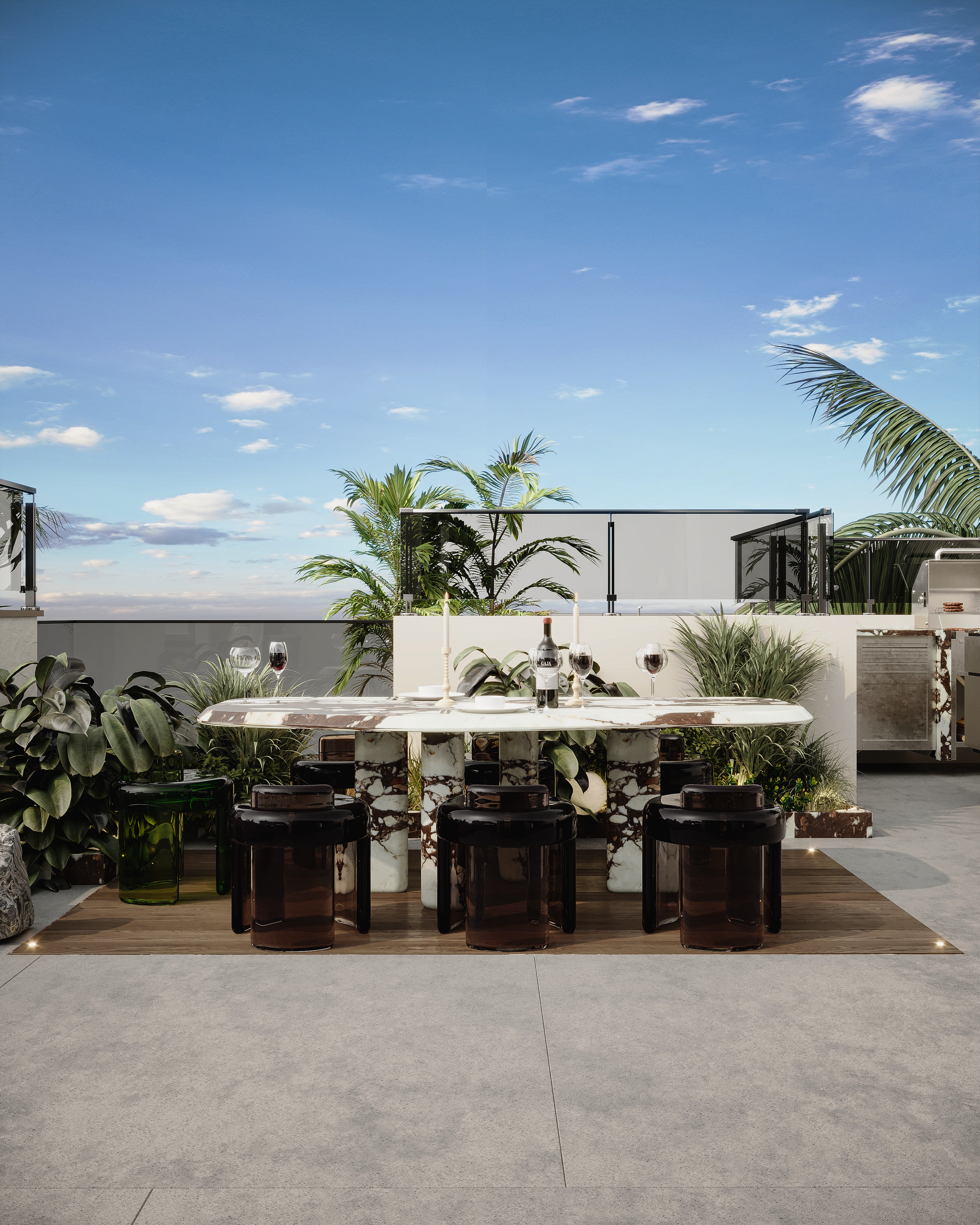 屋顶露台丨Amina El  kholy,Ahmed Saleh Designs-23