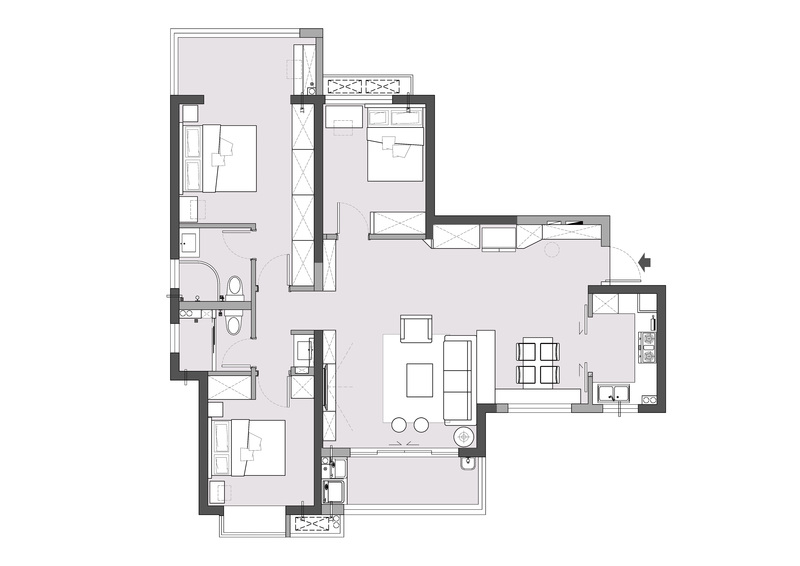 现代风格打造舒适三代同堂之家丨中国北辰丨杨小年-9