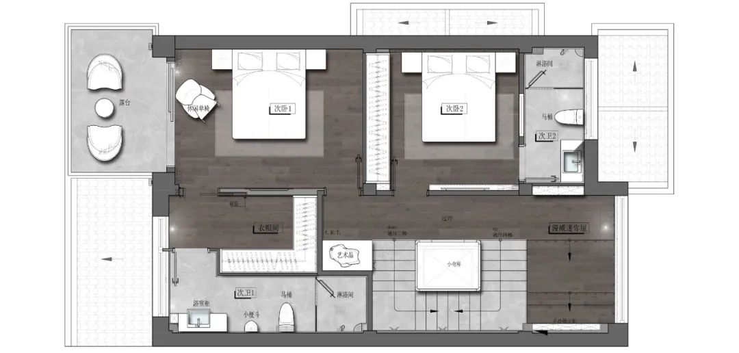 福州金桥花园摩登都会——北辰意创打造现代美学空间-137