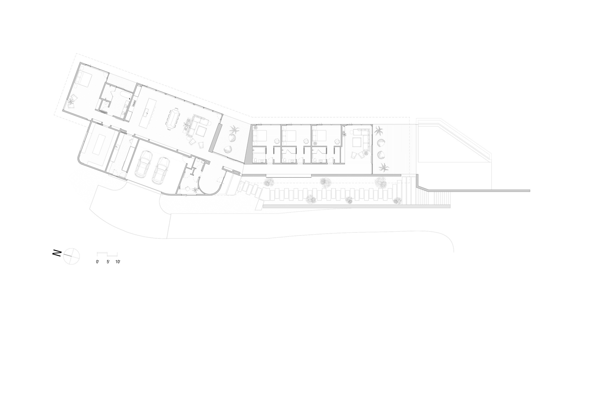 高房子或高大的房子 或高层房屋丨美国奥斯汀丨RAVEL Architecture-12