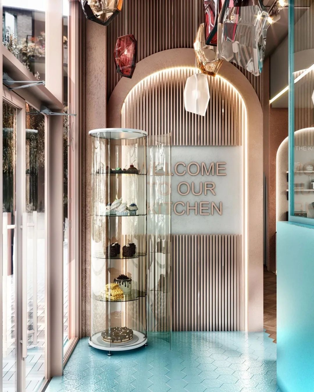 莫斯科新生活家庭咖啡厅——色彩斑斓的儿童友好空间-46