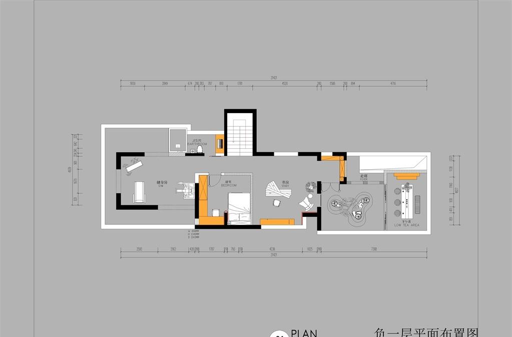 140㎡简约撞色住宅 拥有想要的慢生活-4