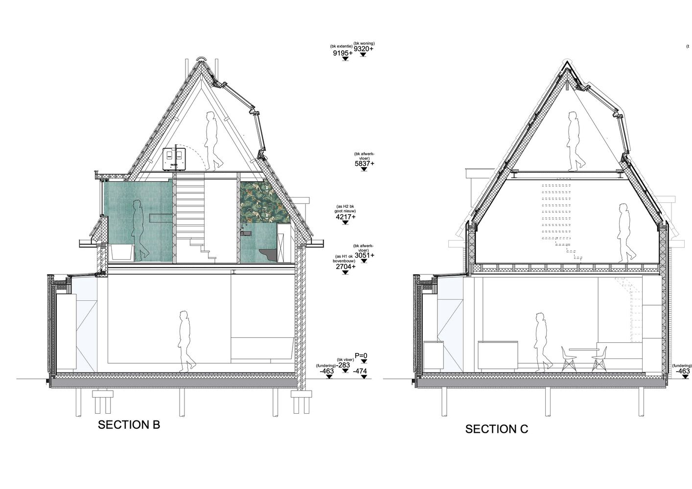 荷兰 KDW 199 房屋扩建丨CUBE Architecten-30