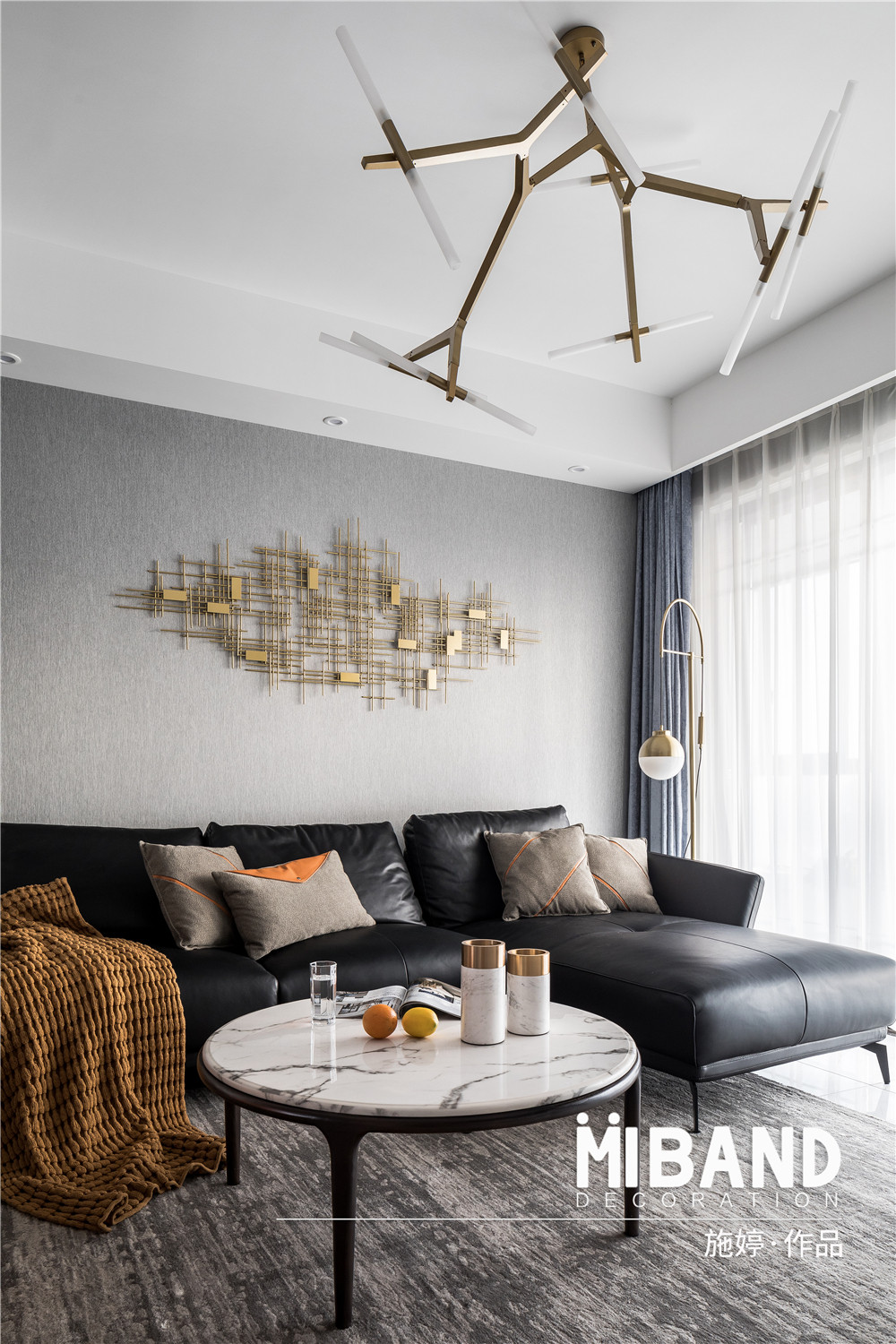 米邦装饰现代北欧风 148㎡案例解析-0