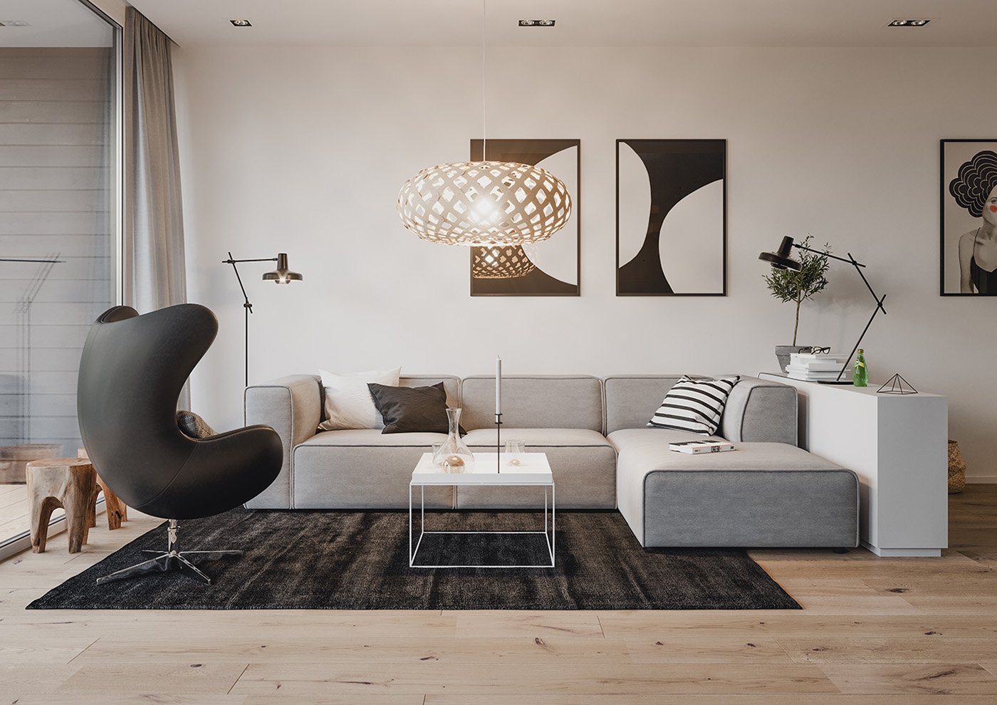 芬兰住宅区可视化设计-9