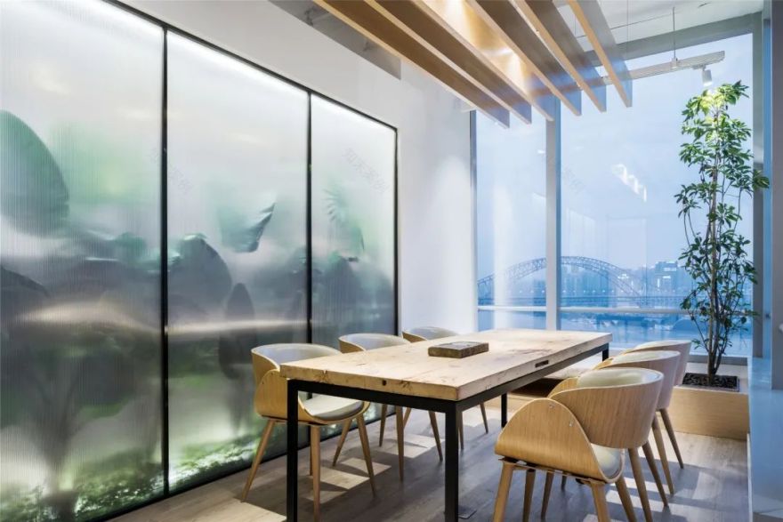 "禾"字为主题的金融公司办公室设计-7