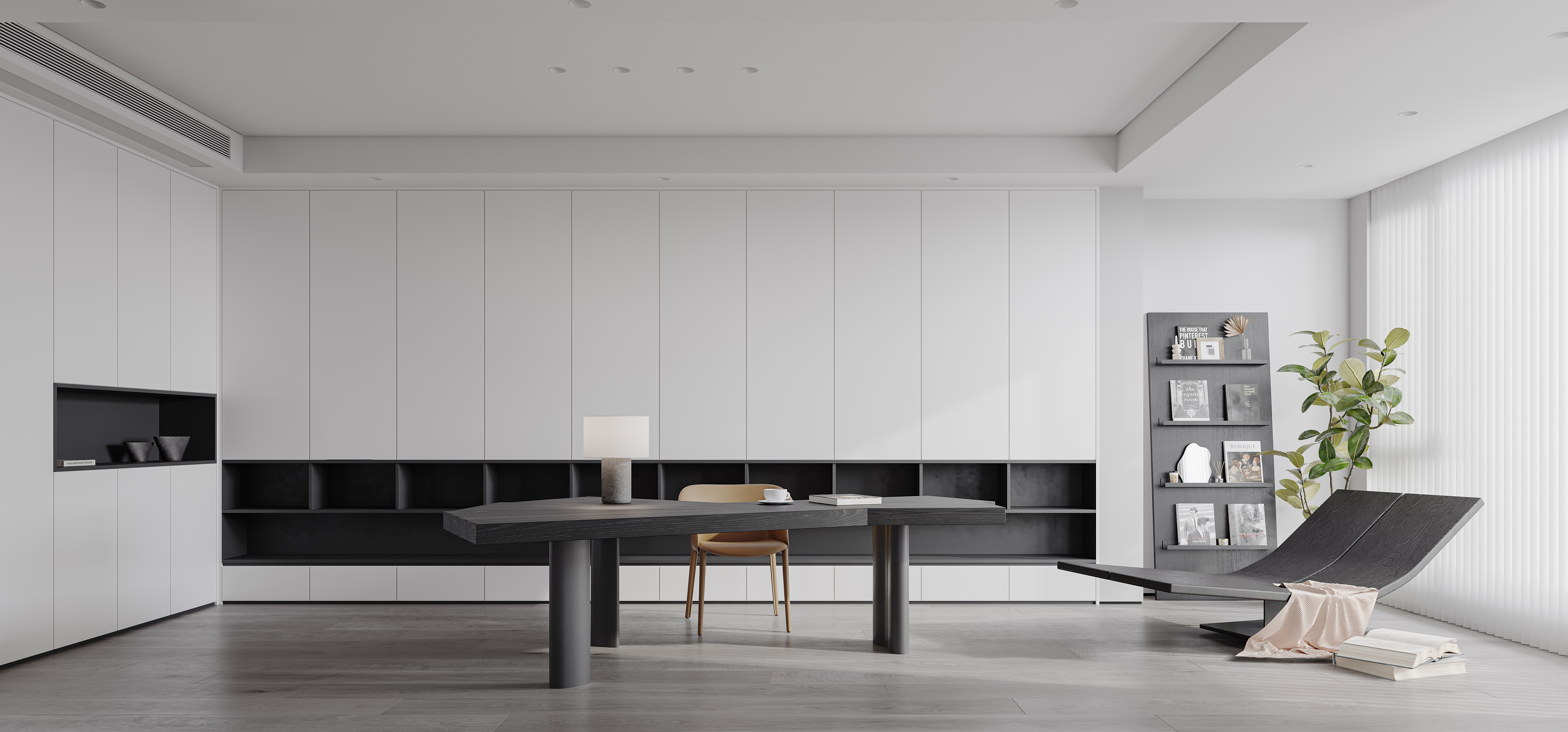 现代极简风，客厅、卧室-12