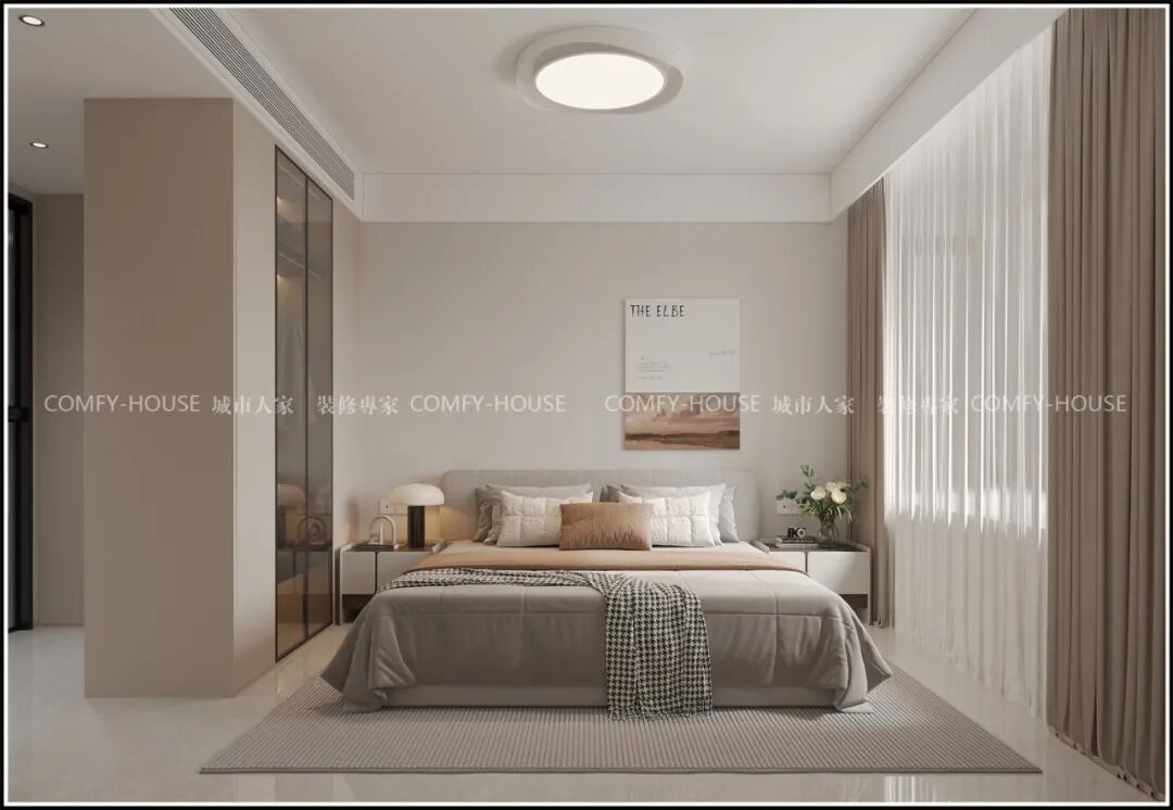 【领秀城楠樾】155㎡丨现代简约风：把家变成 “减法” 美学馆-47