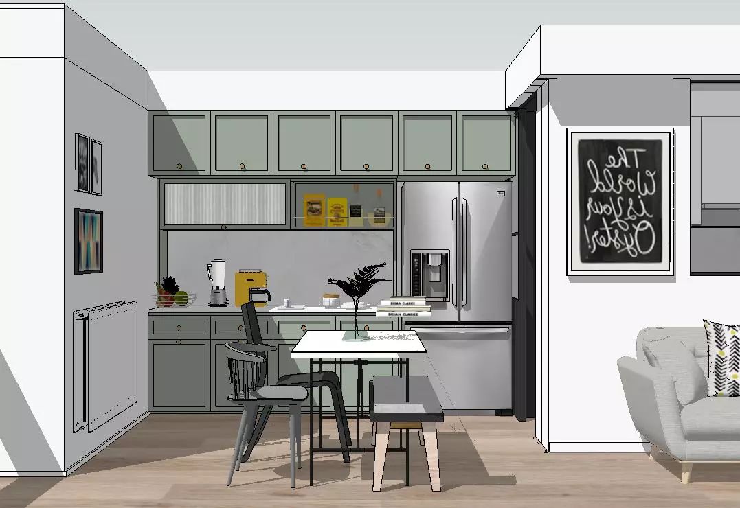 《春和》90 后新婚夫妇的清新舒适之家-48