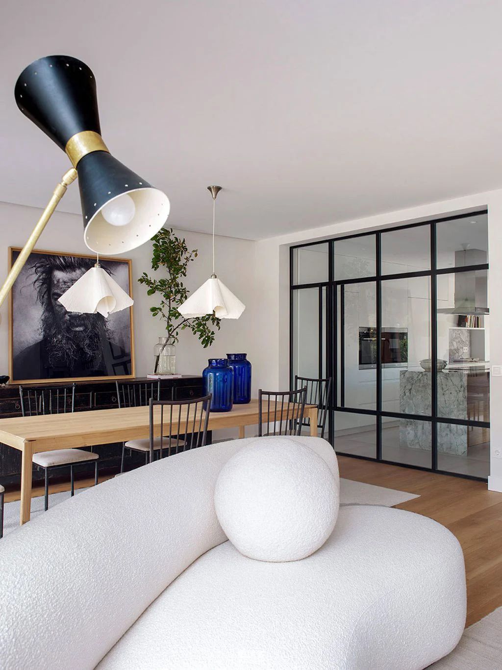 马德里郊区过时联排别墅的完美翻新-6