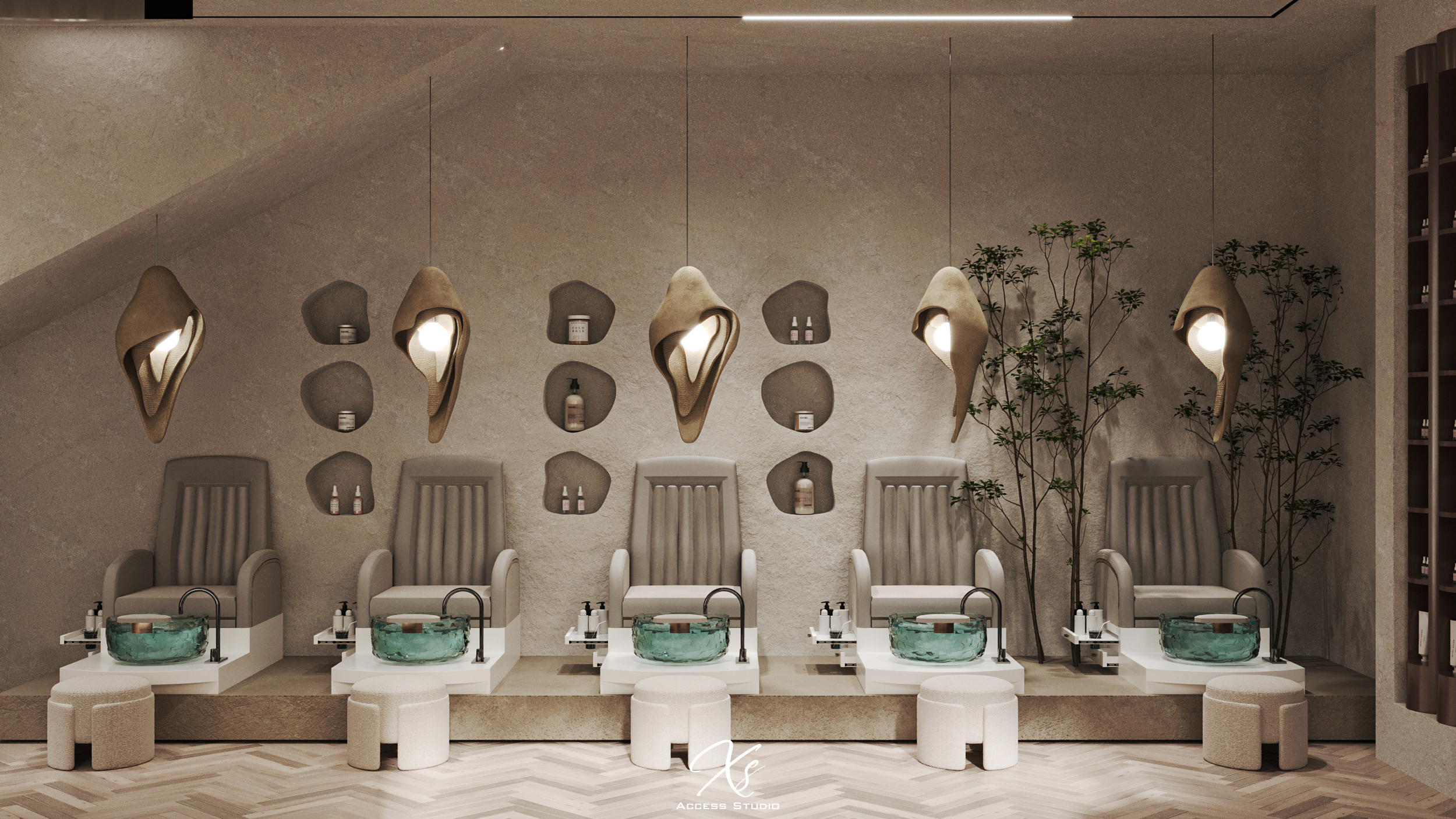 Gorgeous Beauty Salon 室内设计-17