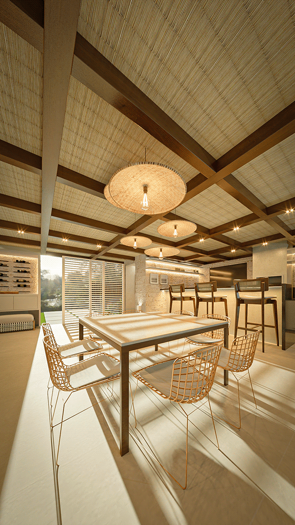 Área Gourmet Natural e Sofisticada-9