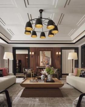 上海建工海玥黄浦源550㎡样板间丨中国上海丨HWCD设计