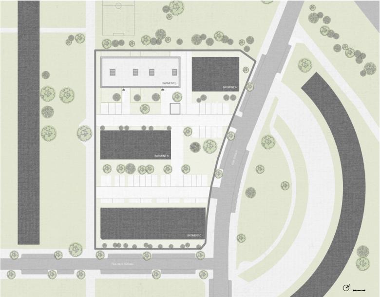 Kuhn und Lehmann Architekten丨Wohnungsbau Marschallhof (F)丨法國-21