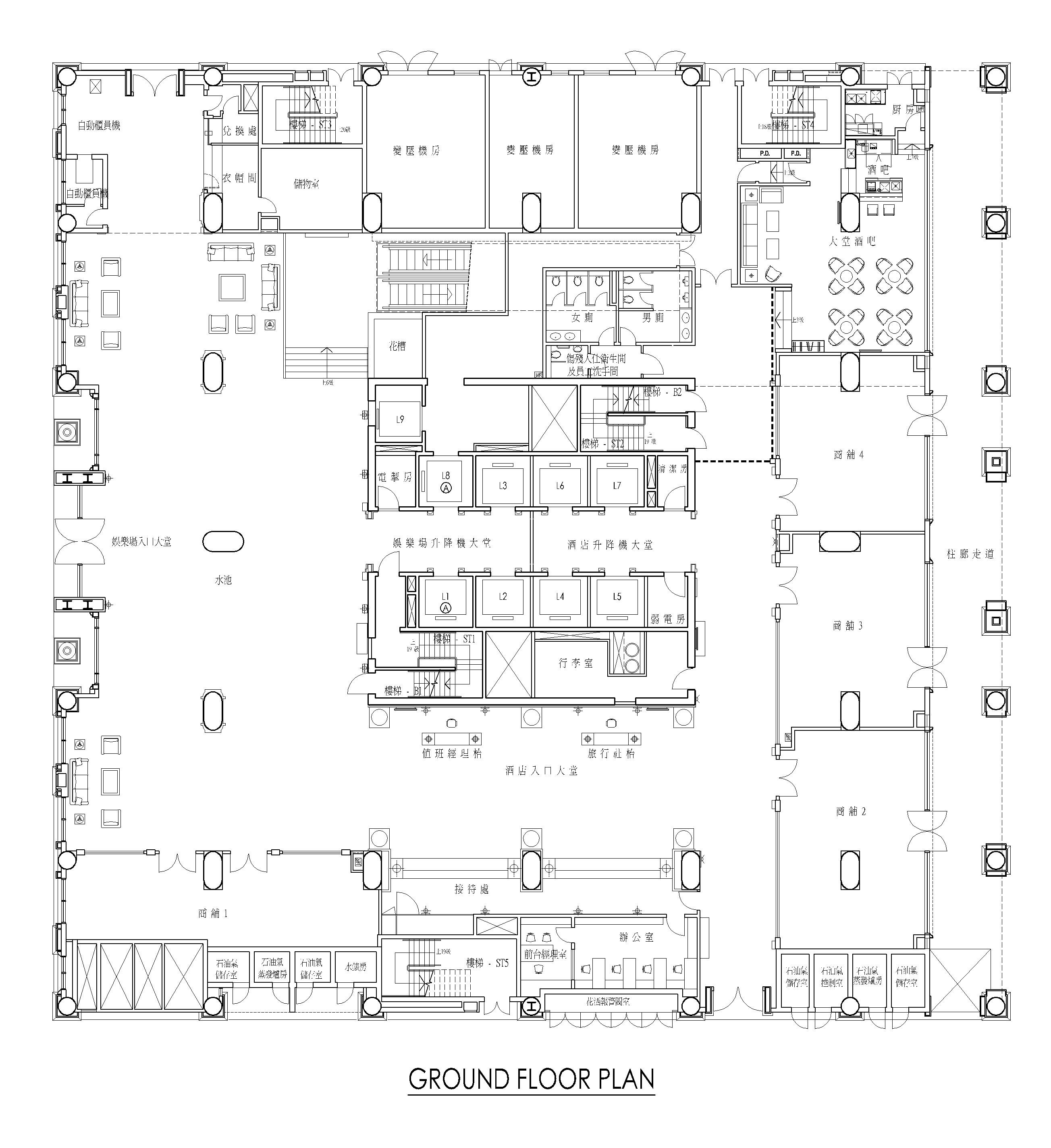 澳门英皇赌场酒店 专业高清照片 室内设计实景图资料素材 2-4-20