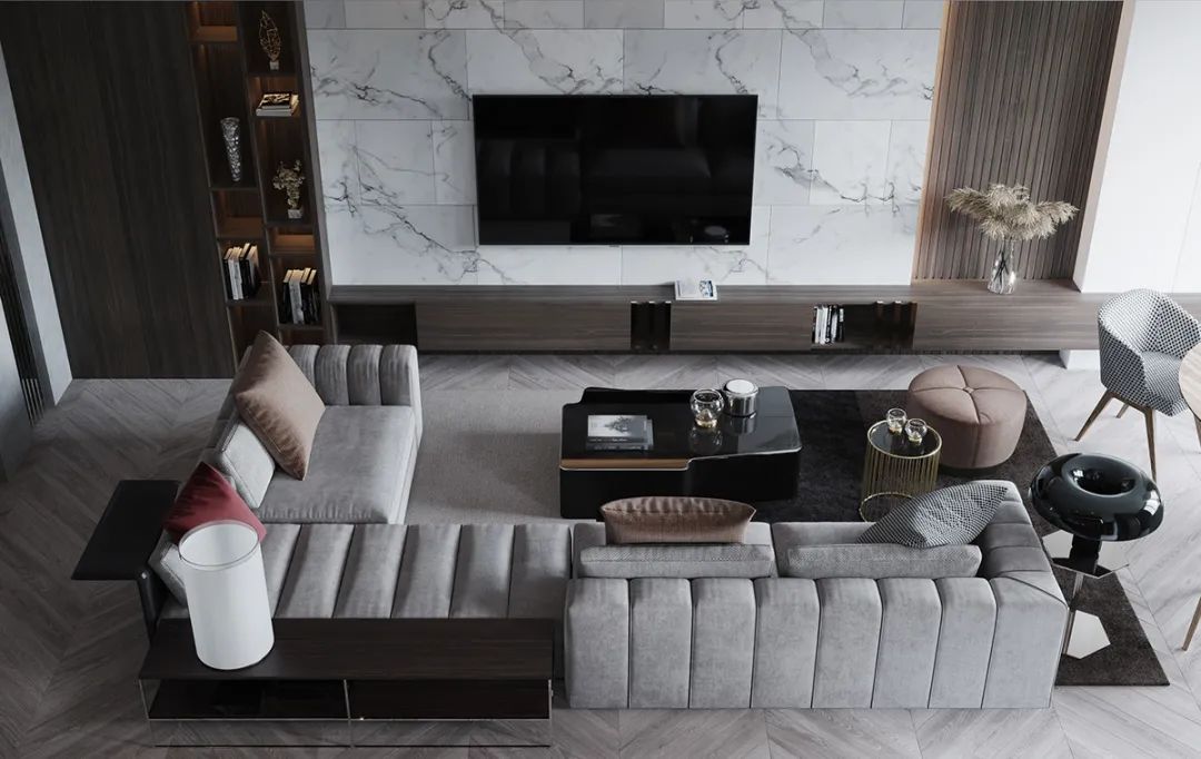 现代轻奢公寓设计丨阿塞拜疆丨Kamran Kerimov-10