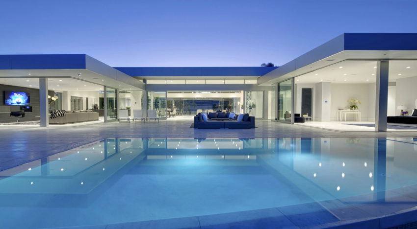 加州卡拉山脊豪华住宅，现代设计融入自然景观-45