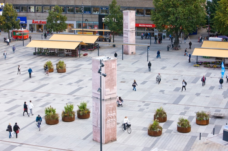 瑞典 Gävle 市中心的 Stortorget 广场更新设计-11