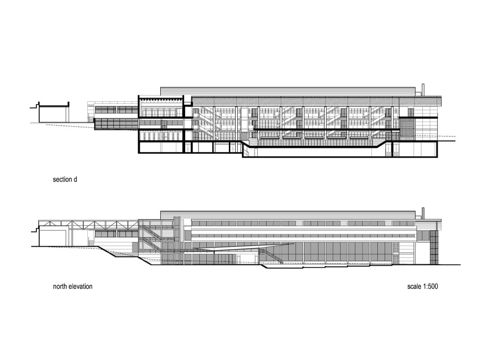希腊校园图书馆 · 动态曲线屋顶下的知识空间-49