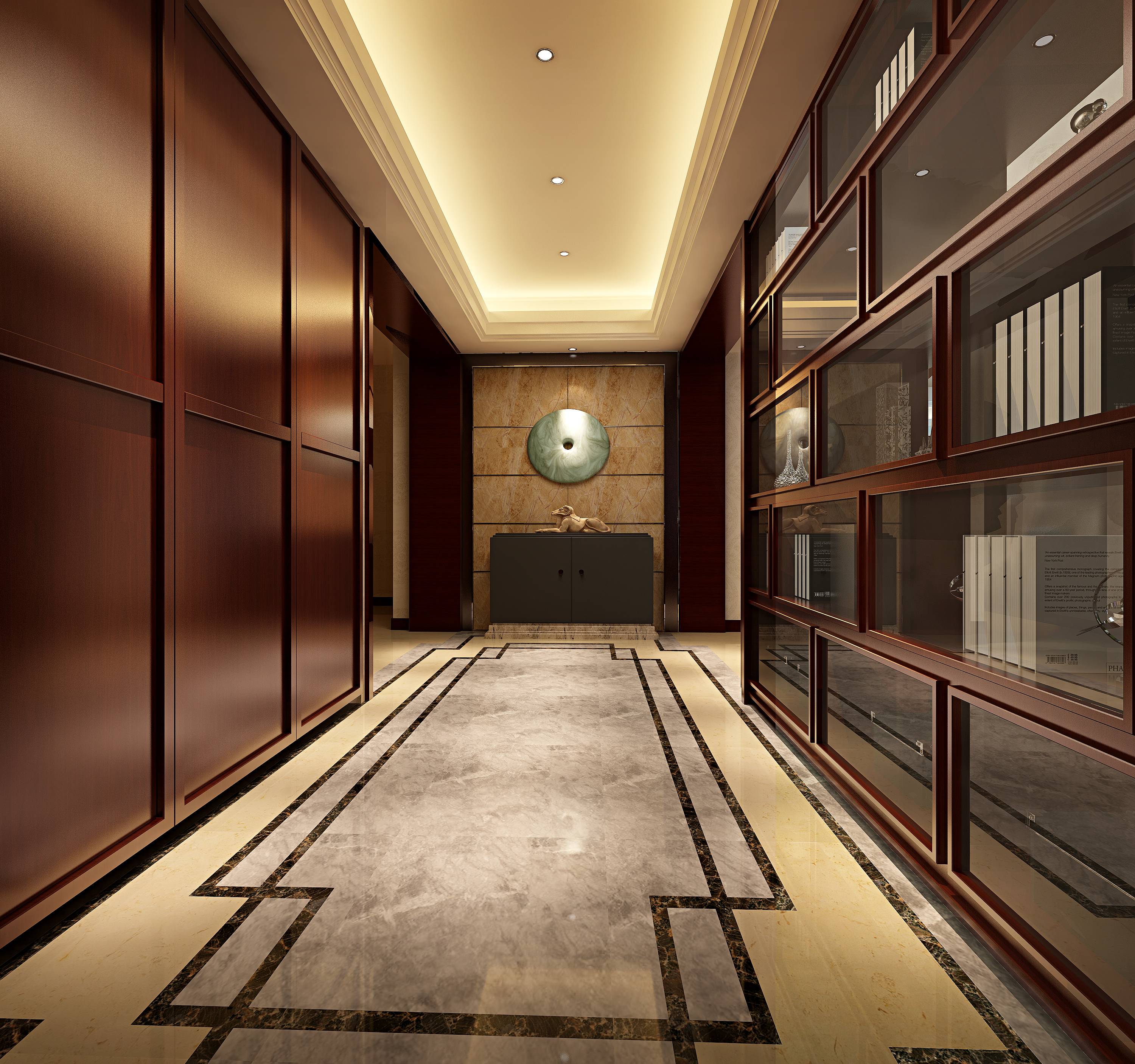 新中式 中式古典 奢华家装别墅样板房-6-25