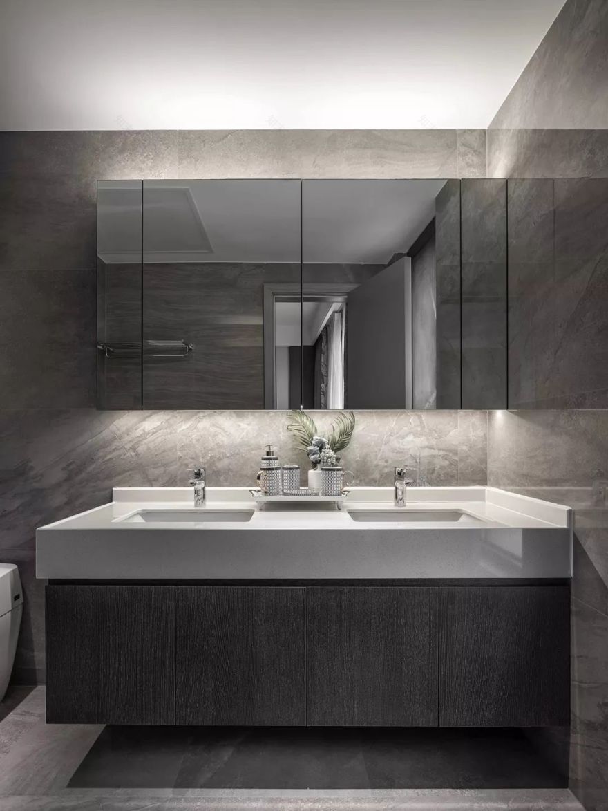 法式轻奢叠拼别墅,中性色的高级格调!-26